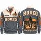 When the Dust Settles | Bull Riding / Rodeo Personalized Sports Sweatshirt - Grey