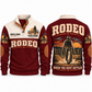 When the Dust Settles | Bull Riding / Rodeo Personalized Sports Sweatshirt - Jujube Red