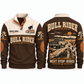 Next Stop: Rodeo | Bull Riding / Rodeo Personalized Sports Sweatshirt - Brown