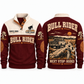 Next Stop: Rodeo | Bull Riding / Rodeo Personalized Sports Sweatshirt - Jujube Red