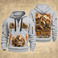 Excavator Operator Cut and Grade quarter-zip hoodie in Light Grey, front and back, YOUR NAME and SINCE 2005 artwork