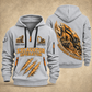 Excavator Operator Earth in Motion quarter-zip hoodie in Light Grey, front and back, YOUR NAME and SINCE 2005 artwork
