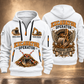 Excavator Operator Heart of Groundwork quarter-zip hoodie in White, front and back, YOUR NAME and SINCE 2005 artwork