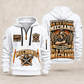 Mechanic Old School Mechanic quarter-zip hoodie in White, front and back, YOUR NAME and SINCE 2005 artwork