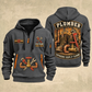 Plumber Flow Heritage quarter-zip hoodie in Gray, front and back, YOUR NAME and SINCE 2005 artwork