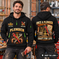 Plumber wearing Trade For Life quarter-zip hoodie in their workplace; product introduction and shopping call to action