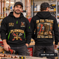 Plumber wearing Forever In The Trade quarter-zip hoodie in their workplace; product introduction and shopping call to action