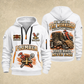 Plumber The Craft Never Ends quarter-zip hoodie in White, front and back, YOUR NAME and SINCE 2005 artwork