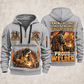 Welder Workshop Trailblazer quarter-zip hoodie in Light Grey, front and back, YOUR NAME and SINCE 2005 artwork