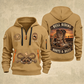 Bull Riding Bull Riding Boots & Dust Quarter-Zip Hoodie with Name and Year - BR17349984 quarter-zip hoodie in Khaki, front and back, Your name and since 2005 artwork