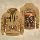 Bull Riding Bull Riding Chute Ready Quarter-Zip Hoodie with Name and Year - BR17351712 quarter-zip hoodie in Khaki, front and back, Your name and since 2005 artwork