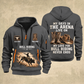 Bull Riding Bull Riding Rodeo Never Ends Quarter-Zip Hoodie with Name and Year - BR17557344 quarter-zip hoodie in Gray, front and back, Your name and since 2005 artwork