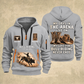 Bull Riding Bull Riding Rodeo Never Ends Quarter-Zip Hoodie with Name and Year - BR17557344 quarter-zip hoodie in Light Grey, front and back, Your name and since 2005 artwork