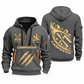 Carpenter Craft in Motion quarter-zip hoodie in Gray, front and back, Your name and since 2005 artwork