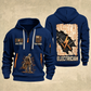 Electrician Circuit Blueprint quarter-zip hoodie in Navy, front and back, Your name and since 2005 artwork