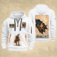 Electrician Circuit Blueprint quarter-zip hoodie in White, front and back, Your name and since 2005 artwork