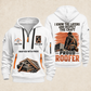Roofer Respect the Craft quarter-zip hoodie in White, front and back, Your name and since 2005 artwork