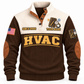 Front of Brown HVAC Knowledge Carried Forward sports sweatshirt