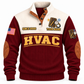 Front of Jujube Red HVAC Knowledge Carried Forward sports sweatshirt