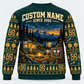 Back of HVAC Camp Lantern crewneck with coordinated HVAC design and CUSTOM NAME and SINCE 2000 placeholders