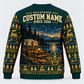 Railroader Camp Lantern crewneck back with illustrative name/year text