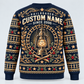 Railroader Heritage Holiday crewneck back with illustrative name/year text