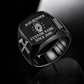 Black Railroader Signature Crest ring with illustrative CUSTOM NAME and SINCE 2000 artwork