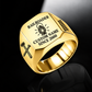 Gold Railroader Signature Crest ring with illustrative CUSTOM NAME and SINCE 2000 artwork