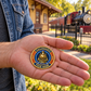 Personalized Railroader Challenge Coin - Heritage Tribute - gold off-duty lifestyle hero