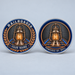 Personalized Railroader Challenge Coin - Legacy Laurel - silver standalone product view