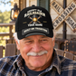 Personalized Railroader Grumpy Old Baseball Cap - black lifestyle hero