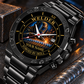 Personalized Welder Stainless Steel Watch - Heritage Dial - Black