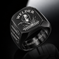 Personalized Welder Engraved Signet Ring - Classic Emblem - Black