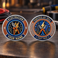 Personalized Electrician Challenge Coin - Heritage Tribute - Silver