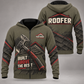 Personalized Roofer Hoodie - Crew Silhouette - Zip Hoodie