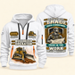 Bulldozer Operator Pride in the Trade quarter-zip hoodie in White, front and back, tracked bulldozer and blade, grade-plan shield, Your name and since 2005 sample artwork.
