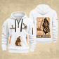 Crane Operator Blueprint Quarter-Zip Hoodie in White, authentic overlapping front and back views with crane operator artwork and source sample name/year lettering.