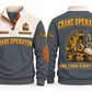Crane Operator Lift Crew Sports Sweatshirt in Grey, full front and back garment views with crane hook-block, lifting sling, shackles, hard hat and tool bag artwork, ONE CREW EVERY LIFT wording and source sample YOUR NAME and SINCE 2000 text.