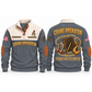 Crane Operator Rigging Knowledge Sports Sweatshirt in Grey, front and back garment views with rigging notebook, pencil, bow shackle and lifting hook, EXPERIENCE MAKES THE CONNECTION lettering and source sample YOUR NAME and SINCE 2000 text.