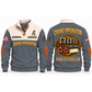 Crane Operator Rigging Order Sports Sweatshirt in Grey, front and back garment views with aligned shackles, lifting hooks, wire-rope sling and blank inspection tag, orderly top-down trade equipment, ORDER IN EVERY LINE lettering and source sample YOUR NAME and SINCE 2000 text.