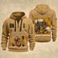 Crane Operator Trade For Life Quarter-Zip Hoodie in Khaki, full authentic front and back views with matching crane operator tools and equipment artwork, original sample name/year, niche-specific ONCE A headline and original ALWAYS A CRAFTSMAN footer.
