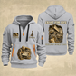 Dump Truck Driver Craft For Life Quarter-Zip Hoodie in Light Grey, full authentic front and back views with matching dump truck driver tools and equipment artwork, original sample name/year and Craft For Life slogan.
