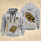 Dump Truck Driver Flow of Craft Quarter-Zip Hoodie in Light Grey, full authentic front and back views with matching dump truck driver tools and equipment artwork, original sample name/year and curved gold occupation lettering.