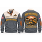 Dump Truck Driver Main Street Haul Sports Sweatshirt in Grey, front and back garment views with construction dump truck with a raised tipper bed, nostalgic Main Street town illustration, HAULING MAIN STREET lettering and source sample YOUR NAME and SINCE 2000 text.