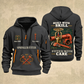 Sprinkler Fitter Built With Skill Quarter-Zip Hoodie in Gray, full authentic front and back views with matching sprinkler fitter tools and equipment artwork, original sample name/year and Built With Skill slogan.