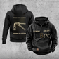 Sprinkler Fitter Vintage Hoodie - Timber Yard Stories — Black; faithful original Vintage Hoodie front and back artwork; CUSTOM NAME and SINCE 2000 on front chest.