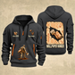 Wallpaper Hanger Blueprint Quarter-Zip Hoodie in Gray, authentic overlapping front and back views with wallpaper hanger artwork and source sample name/year lettering.
