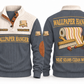 Wallpaper Hanger Clean Craft Sports Sweatshirt in Grey, front and source-visible back with occupation artwork, cream collar and sample YOUR NAME and SINCE 2000 text