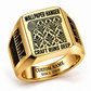 Wallpaper Hanger Craft Runs Deep Signet Ring – Gold with CUSTOM NAME and SINCE 2000