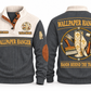 Wallpaper Hanger Hands Behind the Trade Sports Sweatshirt in Grey, front and back with wallpaper roll, smoothing brush and seam roller, plus illustrative sample name and year.